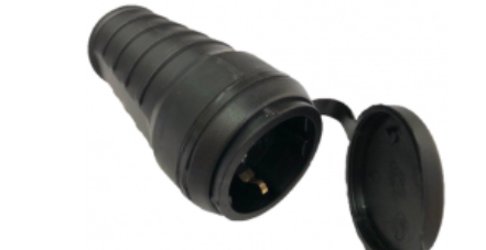 Разъем замена кода 855031 с загл. каучук 2P+PE 1x16А 220-240V IP44 зеленый 4514