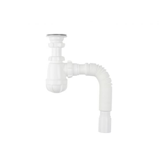 Сифон для умывальника 1 1/4"х40 с гт 40х40/50 AQUANT (С1015-S1015)