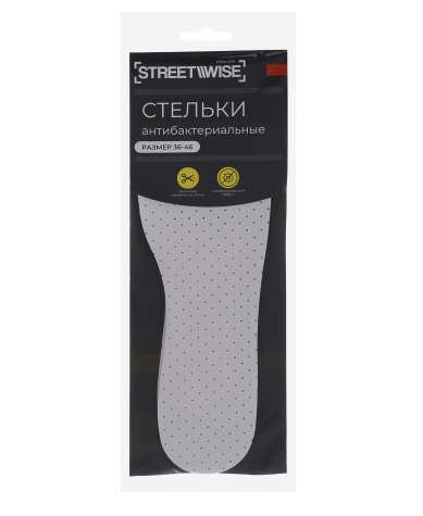 Стельки с антибактериальным эффектом р.36-46 STREETWISE
