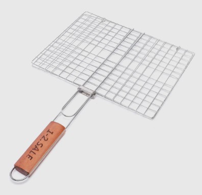 Решетка гриль плоская 31*24*1,5см 1-2.SALE