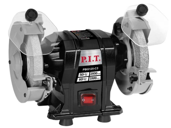 Станок точильный PBG125-C3 200 Вт 2950 об/мин 125*12,7*16 пылезащита P.I.T.