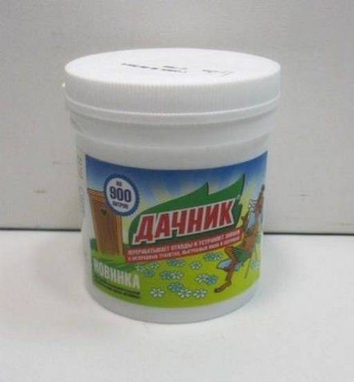 Дачник на 900л для туалетов 40г банка
