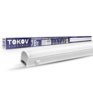 Светильник светодидный ДБО Т5 7Вт 4К IP40 TOKOV ELECTRIC