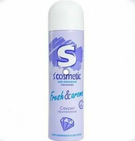 Дезодорант для тела "S'cosmetic" Fresh& aroma 145мл