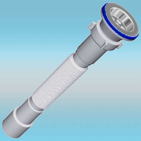 Гофросифон 1 1/2"х40/50 с мет.решеткой F103-60-MR