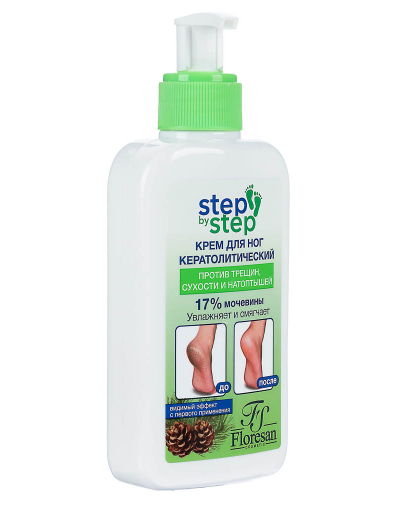 Крем для ног кератолитический против трещин,натоптышей 250мл Organic foot care 
