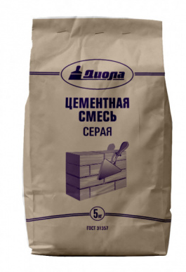 ДИОЛА Цементная смесь серая 5 кг