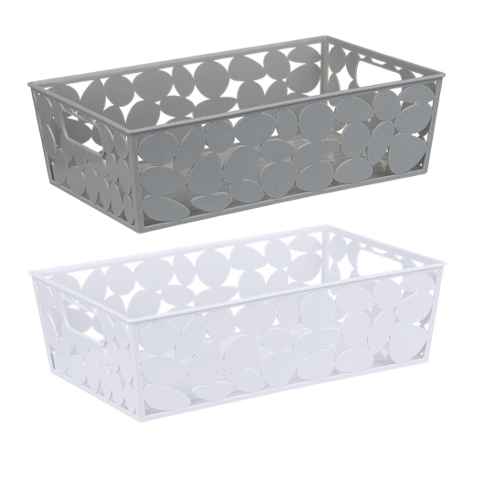 Корзинка для хранения пластик 26x15x7,5см 2 цвета VETTA