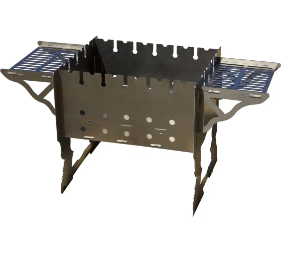 Мангал УТКИ усиленный с полками сталь 2мм 