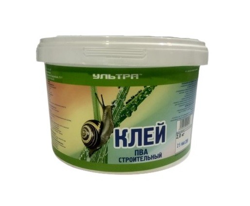 Клей ПВА строительный 5кг УЛЬТРА