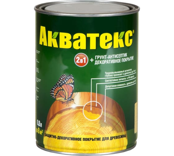 Акватекс 2в1 тик 0,8л 