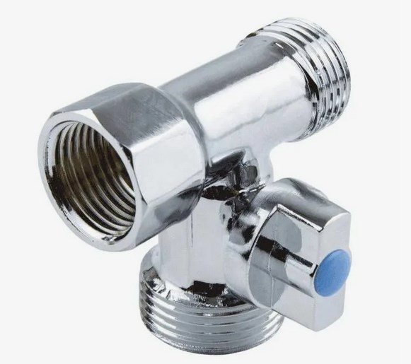 Клапан для стиральной маш.1/2"х3/4"х1/2" вн/р