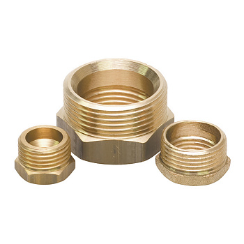Футорка 1/2 НР х 3/8 ВР (никель) PROFLINE