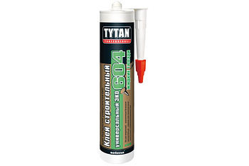 Клей строительный универсальный ЭКО №604 белый 440гр Tytan Professional 