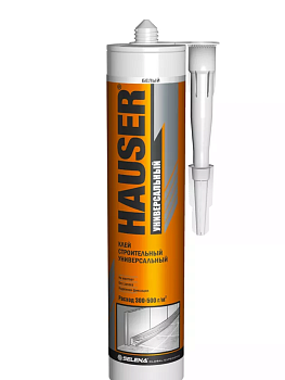 Клей строительный универсальный HAUSER белый 310гр 