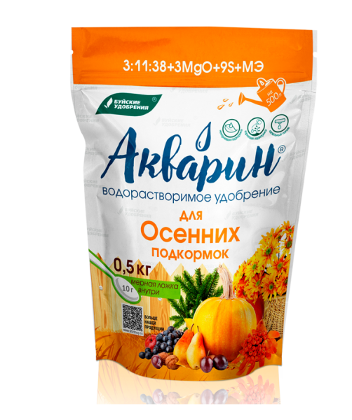 Акварин для осенних подкормок 0,5 кг (БХЗ /12шт)