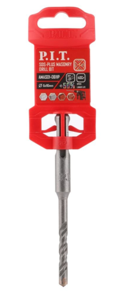 Бур SDS Plus P.I.T. 6x160 мм 4грани (AMAS01-0616P)
