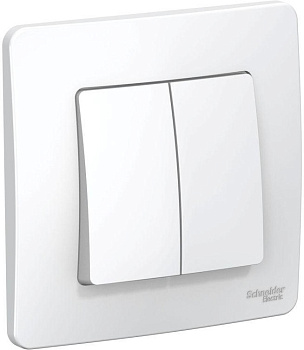 Выключатель 2-кл.СП Blanca 10A IP20(сх.5) 250 В бел.SchE BLNVS010501