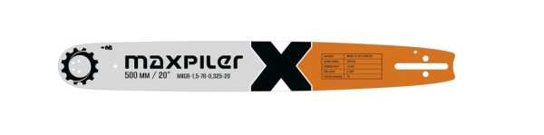 Шина для бензопил MXGB 500мм/20 0,325 1,5мм 76 звеньев