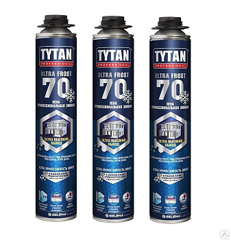Пена монтажная профессиональная зимняя Tytan Professional Ultra 70 870мл
