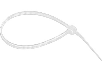 Хомут 350х4,8  (100 шт) белый TOKOV ELECTRIC 