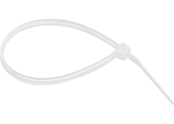Хомут 350х4,8  (100 шт) белый TOKOV ELECTRIC 