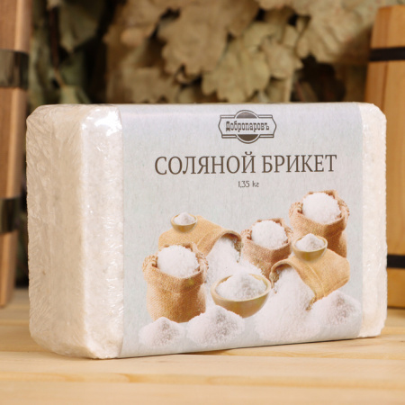 Соляной брикет, 1,35 кг "Добропаровъ" 3519602