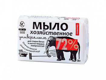 Мыло хоз 72% 180г универсальное (НК)/36