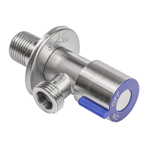 Кран угловой 1/2*3/4 керамическая кран-букса RM SUS304