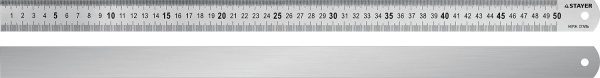 Линейка нержавеющая длина 0.5м STAYER 