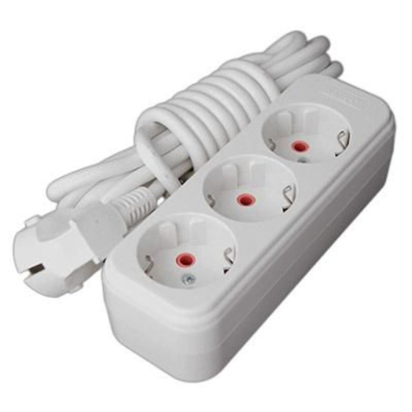 Удлинитель 3х3м c/з 10А IP20 2.2кВт Союз 481S-9303