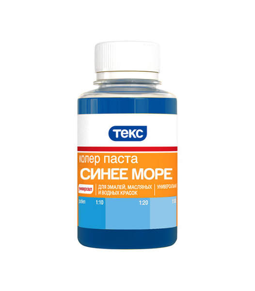 ТЕКС Паста колеровочная универсальная синее море (0,1л)
