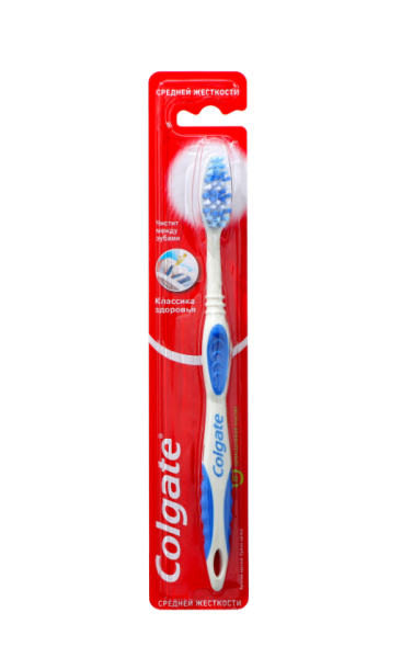 Зубная щетка Colgate Классик плюс,  средней жесткости,  микс 1178664