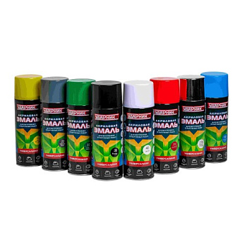 Краска-Спрей 520мл УДАРНИК 125 SILVER (серебристо-серый)