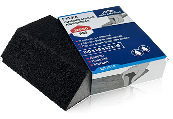 Блок шлифовальный P60 100х68х42х26мм VERTEXTOOLS