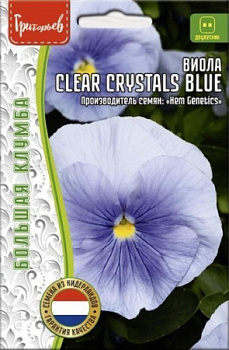 Виола Clear Crystals Blue Большая клумба 0,05гр Ред.Сем
