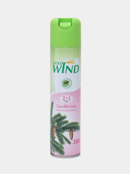Освежитель воздуха (Gold wind Coniferous) 300мл. (52-200)