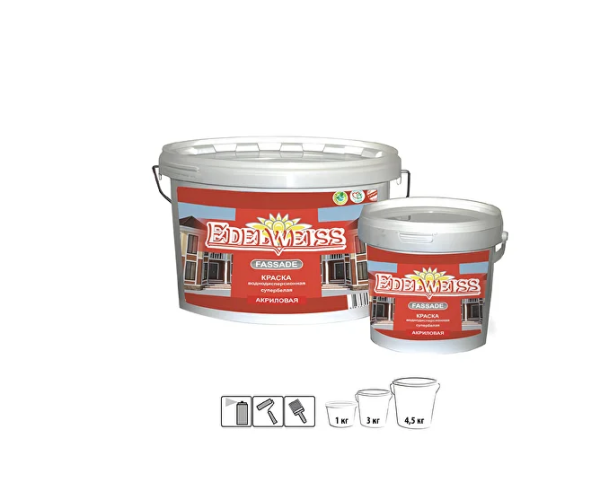 ЕDELWEISS fassade Краска В/Э 7 кг