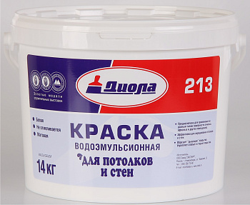 ДИОЛА Краска в/э для потолков и стен Д-213 (3кг)/8