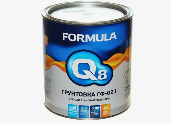 Грунт ГФ-021 серый 10кг FORMULA Q-8 