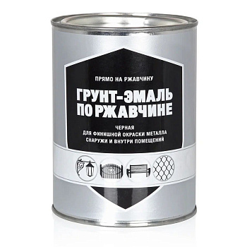 ПЕРВАЯ ЦЕНА  Грунт-эмаль ДЕКАРТ черный 0,8кг/6шт