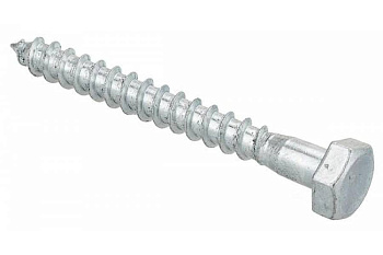 Шуруп сантехнический DIN571 8х50 (4шт.) - пакет 