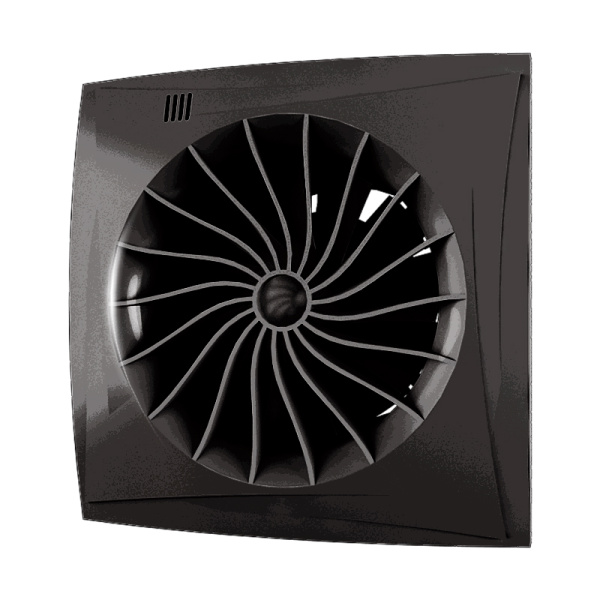 Вентилятор Lazurit 100 glass black