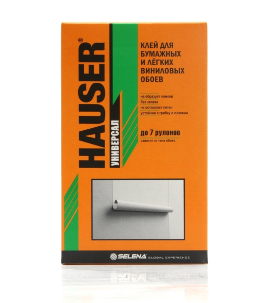 Клей для бумажных обоев 400гр HAUSER