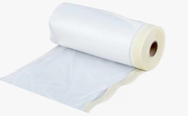 Укрывная пленка с малярной лентой, 2,0 х 20 м, 7 мкм, Мастер