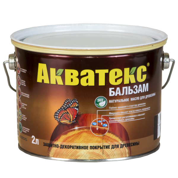 Акватекс БАЛЬЗАМ натур. масло б/ц 0,75/6