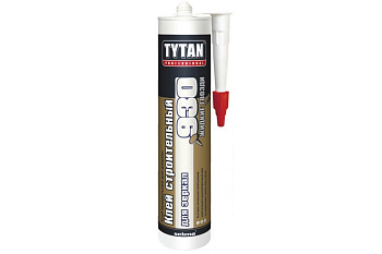 Клей строительный для зеркал №930 бежевый 380гр Tytan Professional