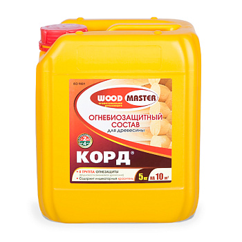 Огнебиозащитный состав WOODMASTER КОРД 2 группа 5 кг