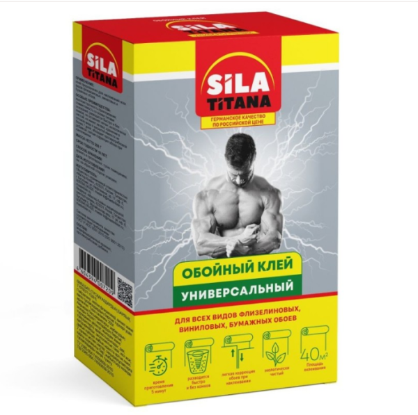 Клей обойный "Sila Titana" универсальный 200гр.30шт/кор