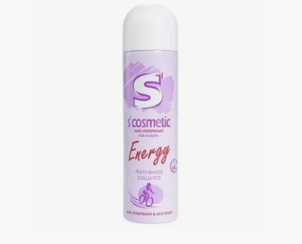 Дезодорант для тела "S'cosmetic" Energy 145мл